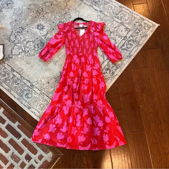 Sugarlips pink and red maxi dress - Picture 2 of 2